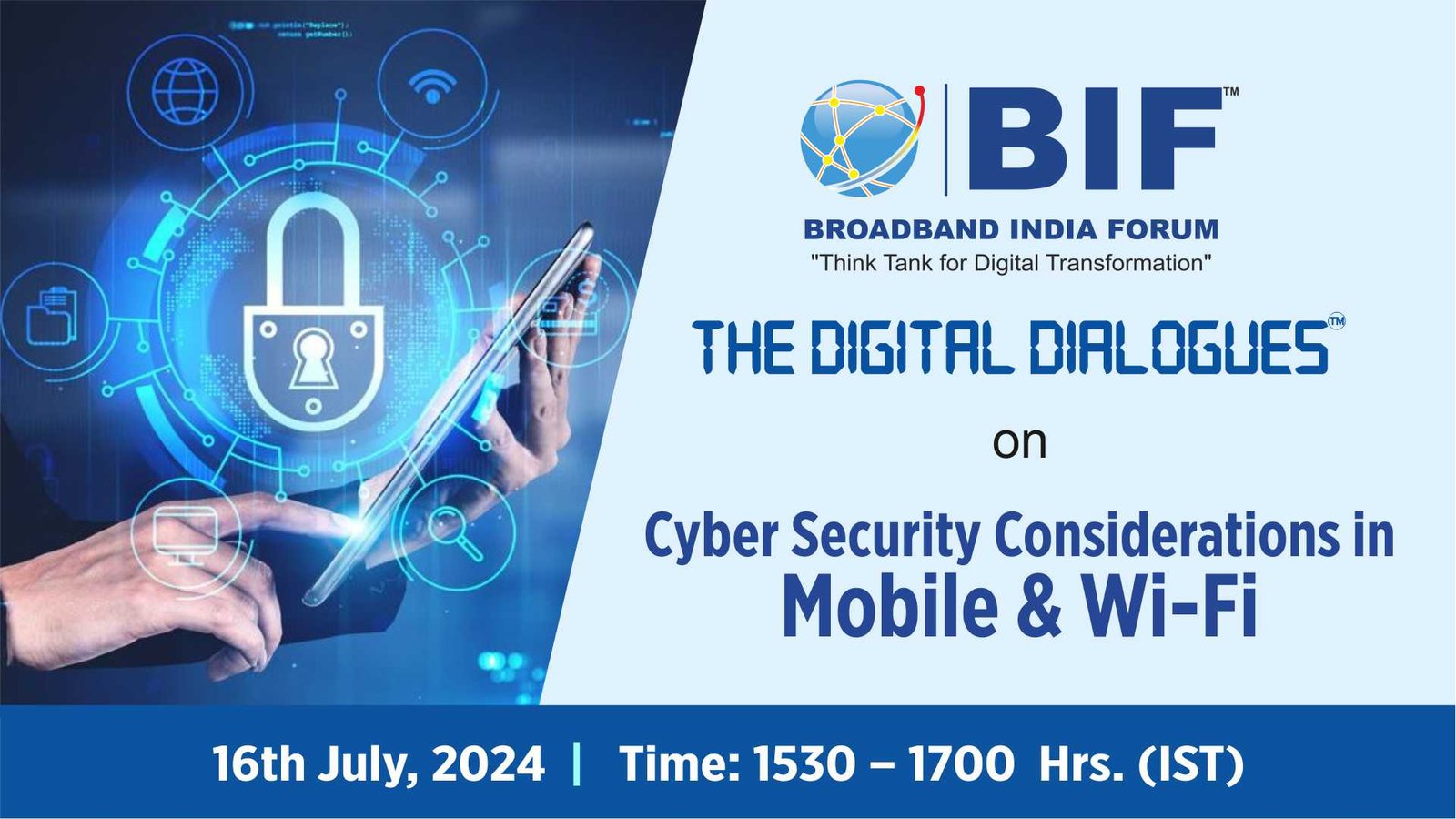 Web Banner For The Digital Dialogue on Cyber Security Considerations in Mobile and Wi-Fi