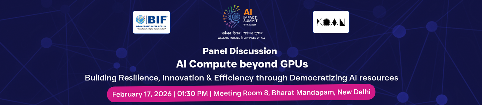 Panel discussion on "AI Compute beyond GPU's"