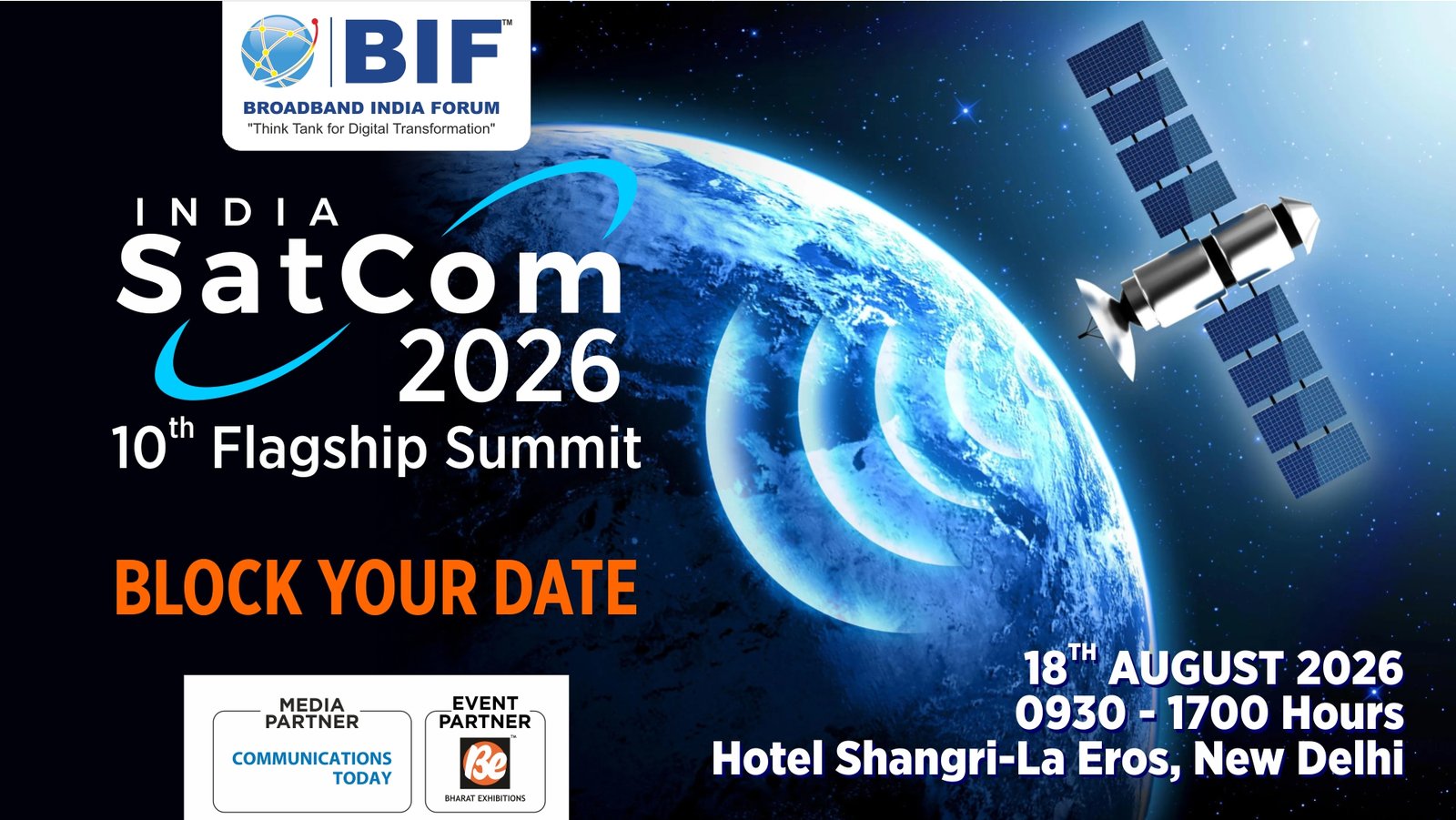 India Satcom 2026 Banner